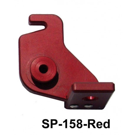 SP-158-Red Single Pane Window Latch — machined 6061-T6 aluminum replacement for Atwood B081-CK